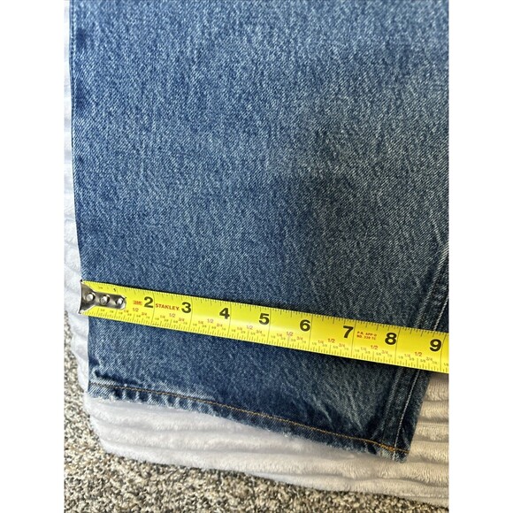 Womens Agolde Kelly Blue Denim High-rise Straight Leg jeans, size 30 Button Fly - Picture 5 of 16